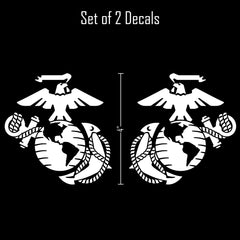 DECALCOMANIA LIFESTYLE DECALS USMC Semper Fi decal for vehicles and devices