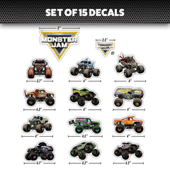 DECALCOMANIA Monster Jam Dragon decal for toys and gear with high-detail artwork