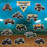 DECALCOMANIA Monster Jam Grave Digger decal for outdoor use with vibrant color