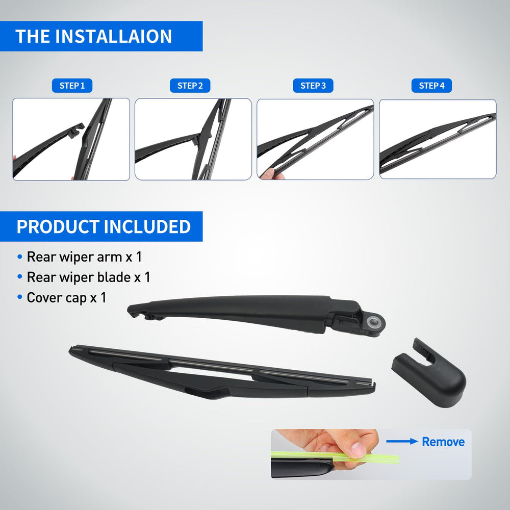DECARTON rear wiper in use offers quiet performance and reliable contact