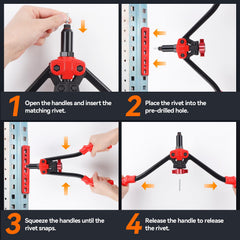 Decwls 3-in-1 rivet nut tool built for durability and longevity.