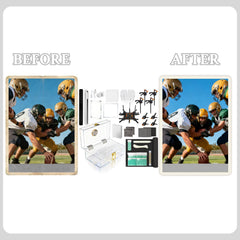 DEDC acrylic humidor stand elevates cards for even moisture distribution.