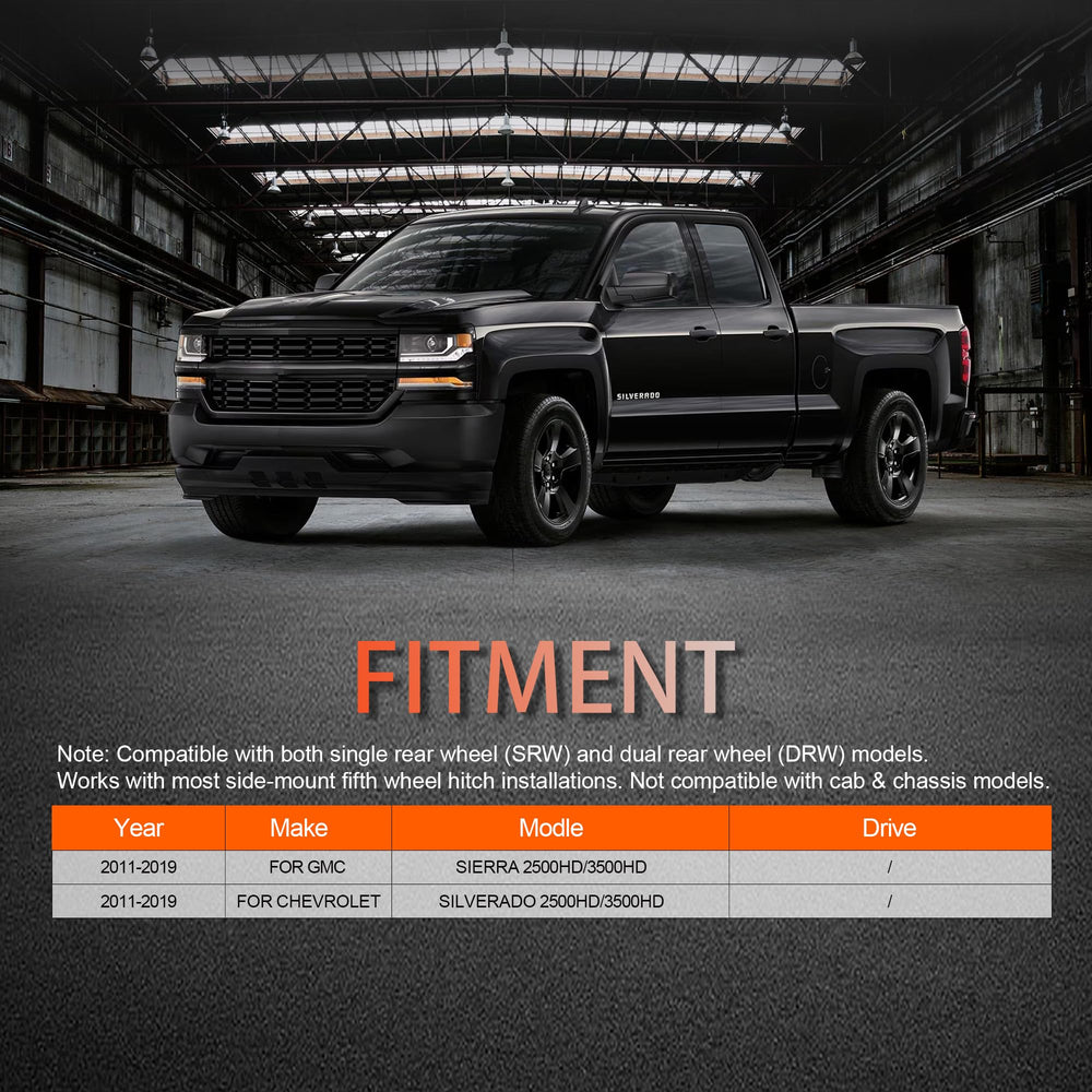 DEEAGLE 57338 compatibility with 2011-2019 Silverado and Sierra for easy fit.
