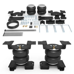 DEEAGLE airbags suspension rear setup demonstrates load leveling for heavy cargo.