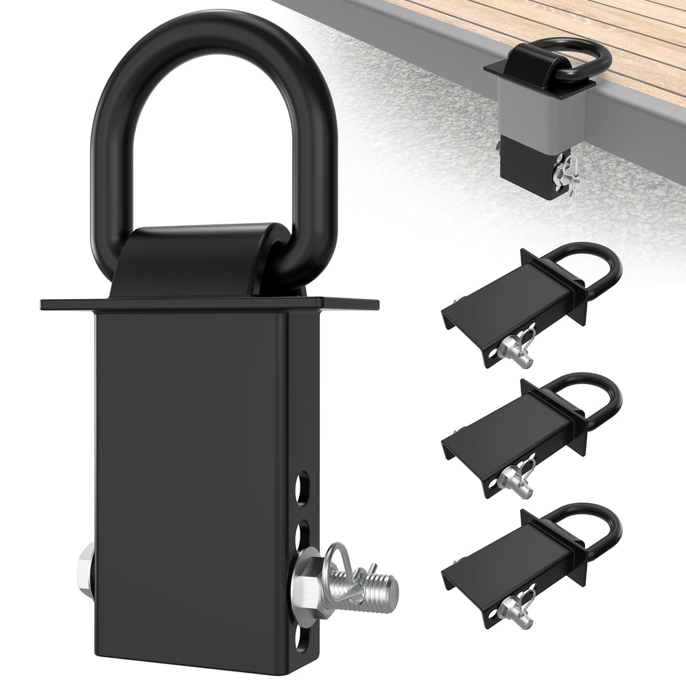 DEEAGLE D rings heavy-duty steel construction for durable trailer tie-downs.