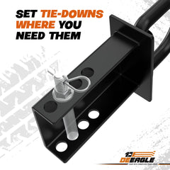 DEEAGLE D rings fit standard 2x4 stake pockets for quick upgrades.