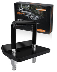 DEEAGLE hitch tightener installed on a 2.5-inch hitch to prevent movement