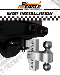 DEEAGLE rugged, rust-free finish withstands weather conditions.