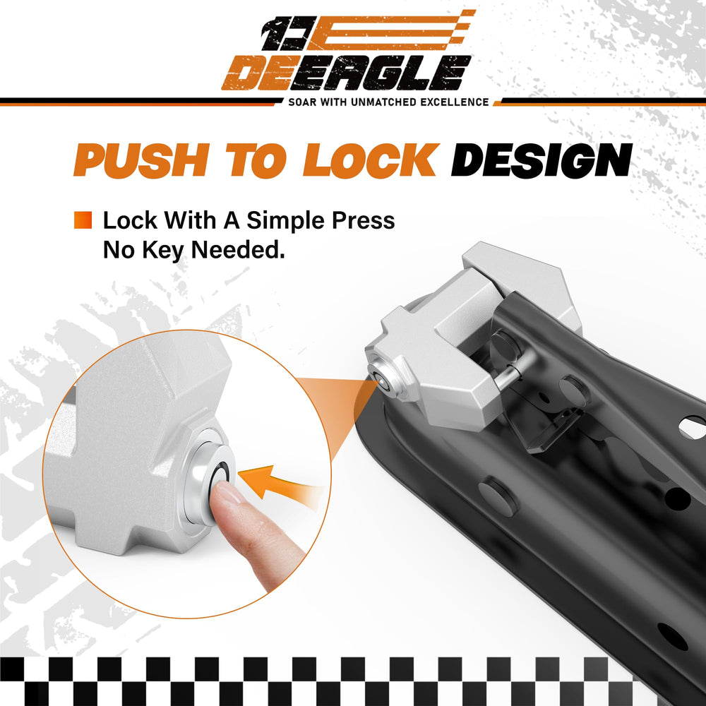 Close-up on DEEAGLE spring-loaded core enhancing security