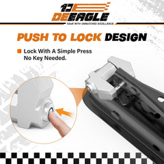 Close-up on DEEAGLE spring-loaded core enhancing security