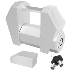 DEEAGLE trailer coupler latch lock front view with wide-span design for versatile fitting