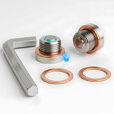 DEEFILL magnetic gearcase plug exterior view for durable ATV maintenance.
