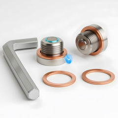 DEEFILL magnetic gearcase plug exterior view for durable ATV maintenance.