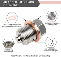 DEEFILL magnet delivers up to 5000 gauss to capture impurities.