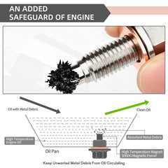DEEFILL packaging includes plug and copper washer for quick setup.