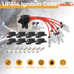 DEEGOOLY iridium spark plugs ensuring strong starts and steady idle