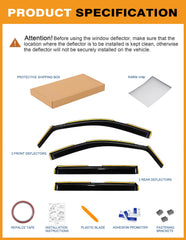 Cabin airflow is enhanced while keeping debris and weather out.