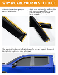 Four-piece set delivers a seamless look across all crew cab doors.