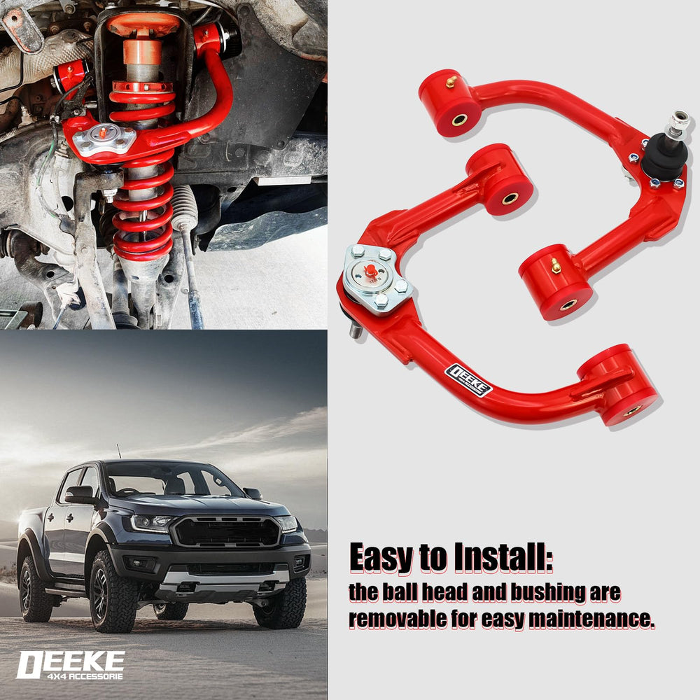 DEEKE 4X4 ACCESSORIES tubular alloy steel arms, delivering strength for lifted trucks