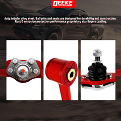 Durable alloy steel construction of DEEKE 4X4 front arms for Jeep WK/XK