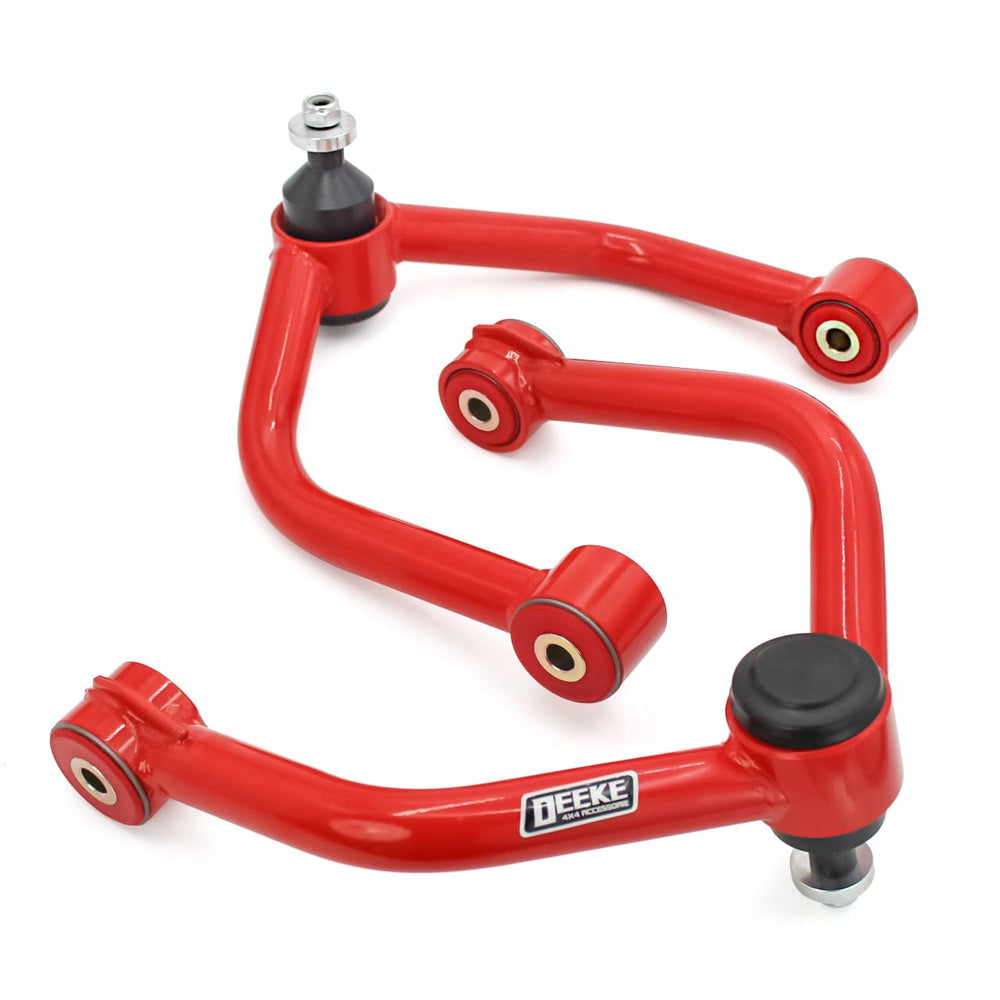 DEEKE 4X4 front upper control arm left with ball joint for Nissan Titan and Armada enhances steering stability.