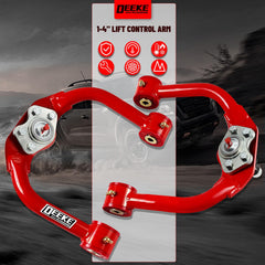 Packaged DEEKE 4X4 front upper control arms set for Jeep WK/XK installation