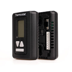 DEENGK RV Thermostat 94303382 in-dash install illustrating compact fit