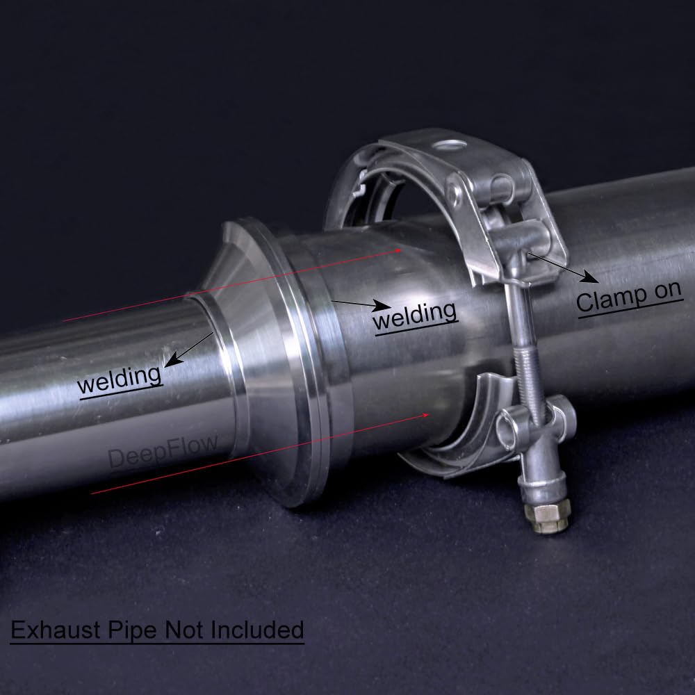 DeepFlow stainless steel transition flange assembly offers durable, leak-free joins.