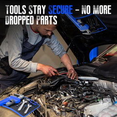 Deepredcoast auto repair setup keeps fasteners within reach
