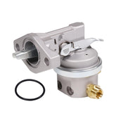 DEF RE68345 fuel lift pump front view; reliable replacement for PowerTech 4.5L and 6.8L engines.