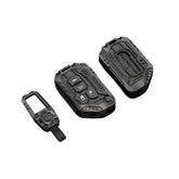 DEGEMEEN heavy zinc alloy key fob cover for Jeep Wrangler fits perfectly and protects.