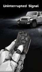 DEGEMEEN Jeep Wrangler keychain accessory adds style and secure carry.