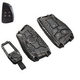 DEGEMEEN key fob cover in a shiny zinc design enhances style and protection.