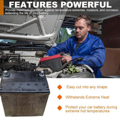 DEGEOBERLIN heat shield near mufflers and chassis reduces radiant heat in critical areas.