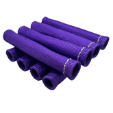 DEGEOBERLIN spark plug boot heat shield purple protects boots from engine heat.