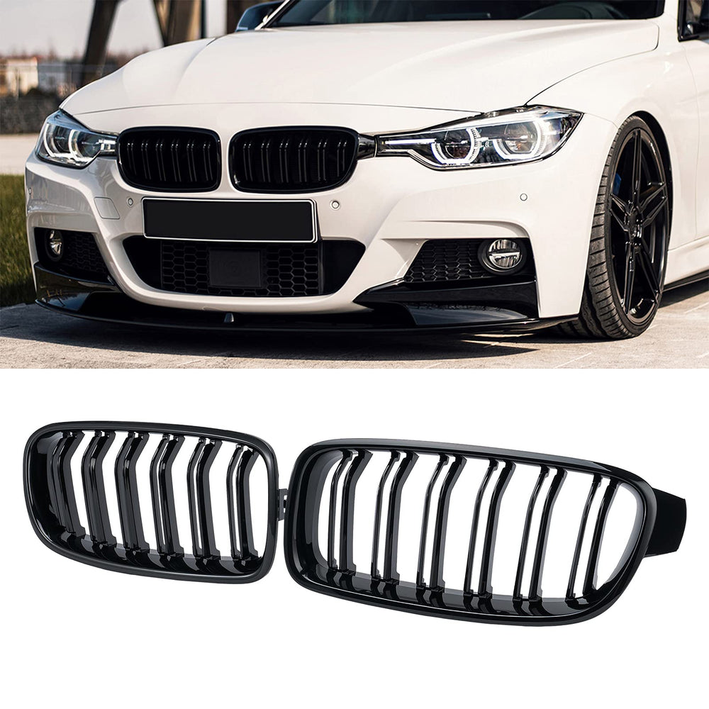 DEKEWEI ABS F30 grill left kidney for BMW 3 Series with precise fit and gloss finish.