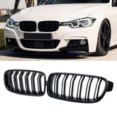 DEKEWEI ABS F30 grill left kidney for BMW 3 Series with precise fit and gloss finish.