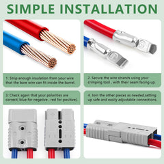 Delgada package includes two quick connects and caps