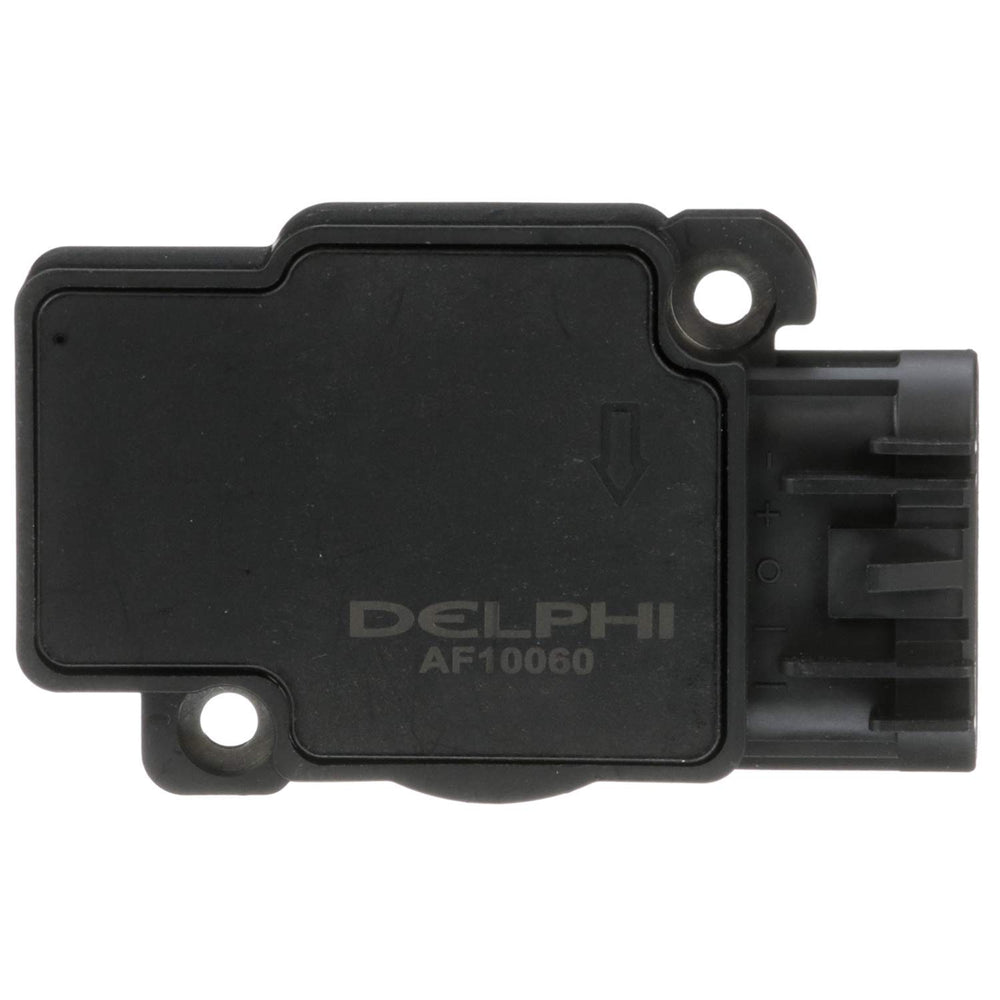 Delphi AF10060 MAF sensor close-up of dual heated elements