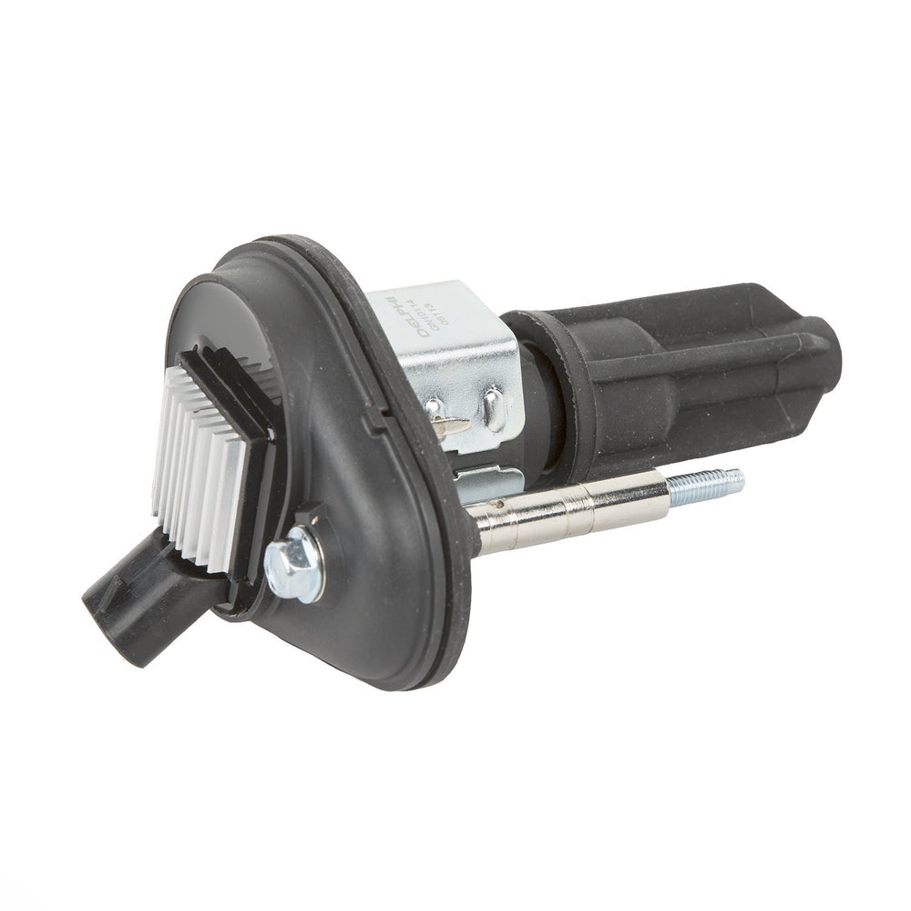 Delphi GN10114 ignition coil close-up highlighting premium winding quality for durable performance