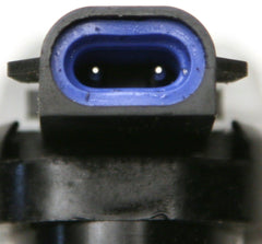 Close-up of Delphi SS10311 ABS speed sensor connector showing durable OE-grade design