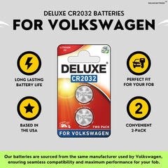 Compatibility guide image helps confirm fitment with VW remotes.