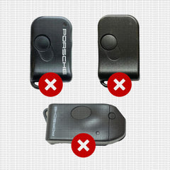 Deluxe Batteries compatibility guide image showing fitment for Porsche models.