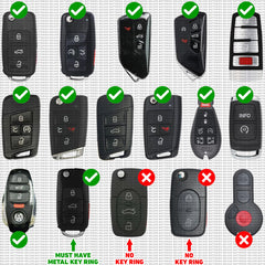 CR2032 3V batteries included for reliable VW fob power.