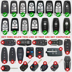 CR2450 3V batteries included for reliable Ford/Lincoln remotes.