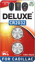 Deluxe Batteries key fob pack-2 for Cadillac keeps your fobs powered and ready.
