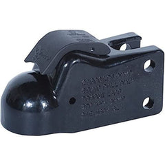 Demco EZ Latch trailer coupler with 2-5/16-inch ball for quick, secure hitching