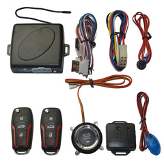 DEMSFIA car alarm with remote start for pre-warming or cooling your vehicle