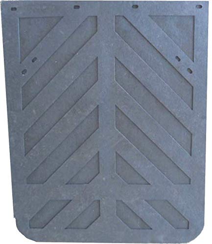 DENCO mud flaps with 8-hole mounting pattern for quick installation