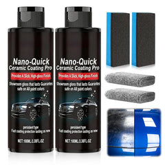Denir Bonee Nano-Quick Ceramic Coating Pro bottle showing fast surface protection and gloss